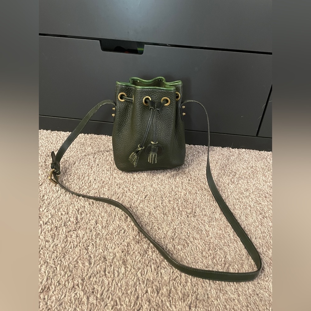 Dooney and Bourke Green Bucket Bag